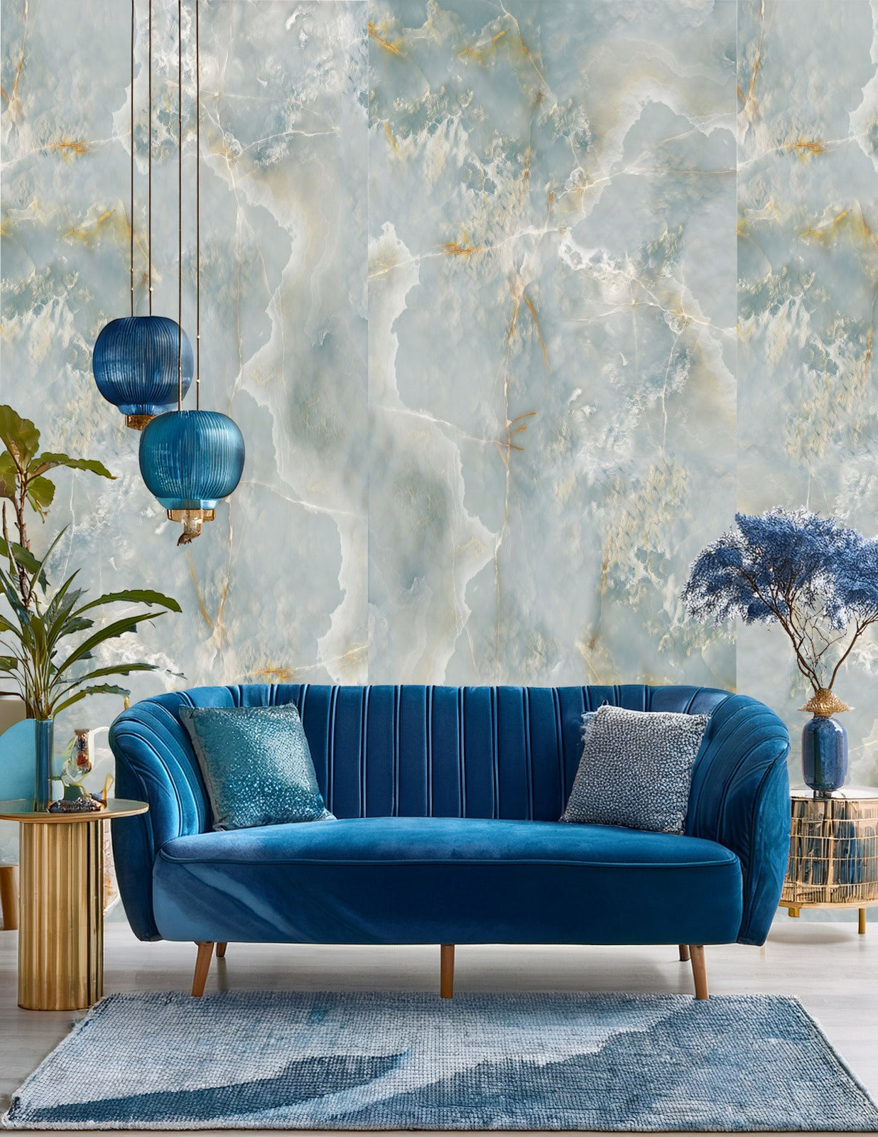 Blue Onyx Translucent Panel