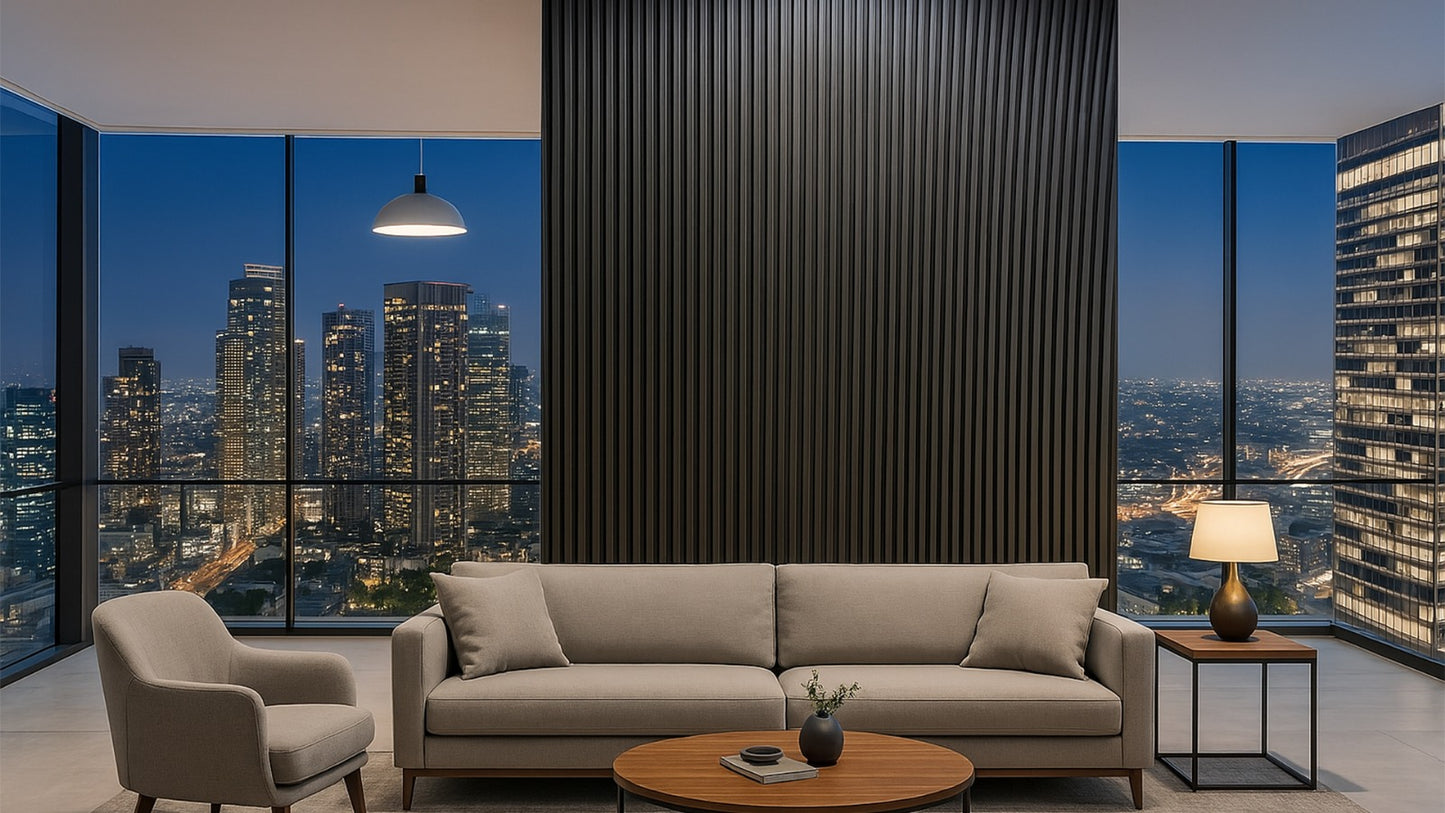 Classic Style Noir Slat Wall