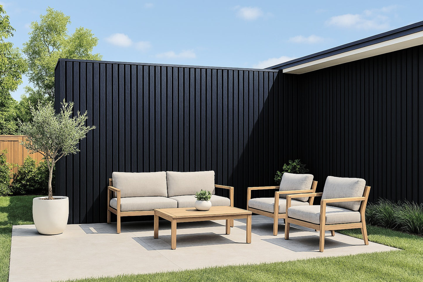 Exterior Onyx Slat Wall