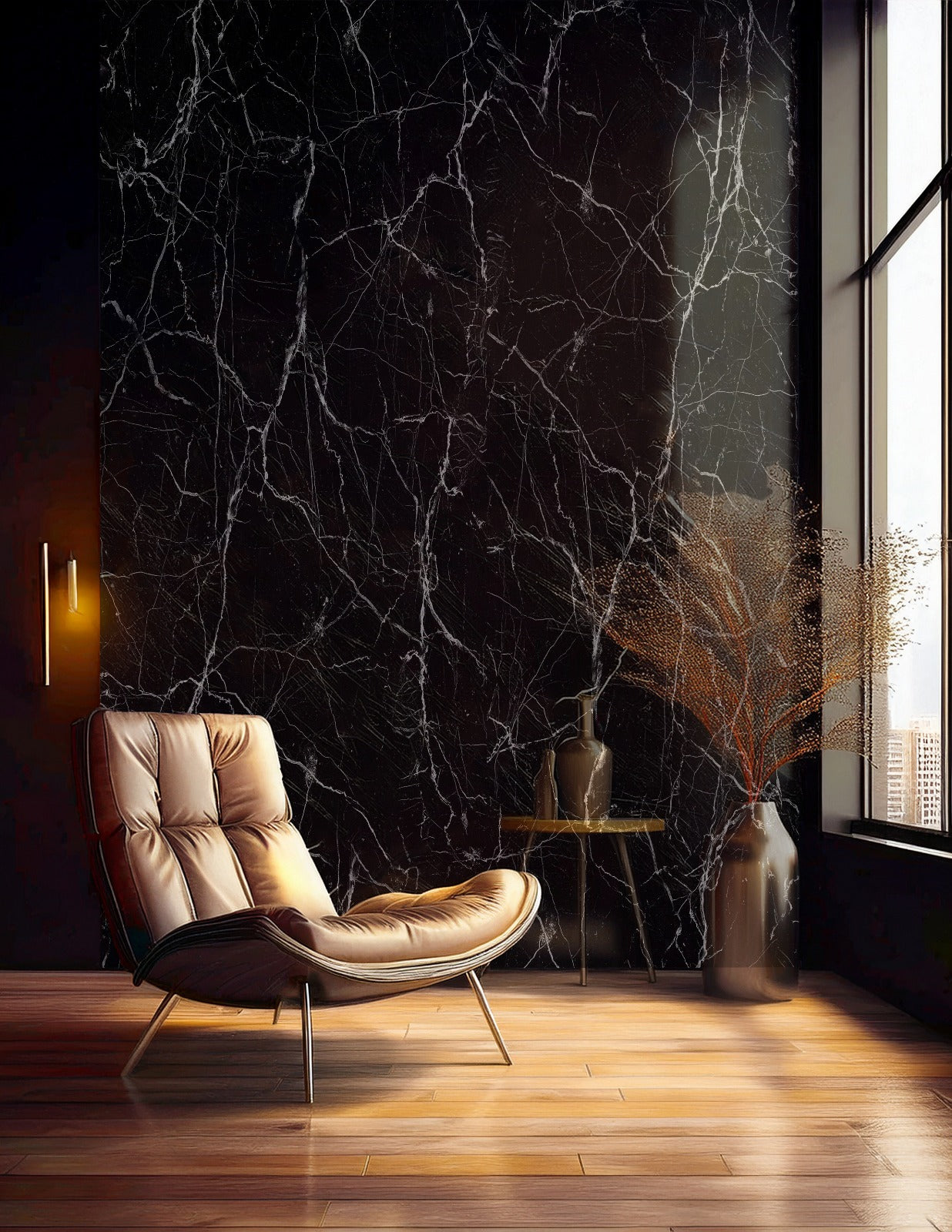 Black Diamond Stone Panel