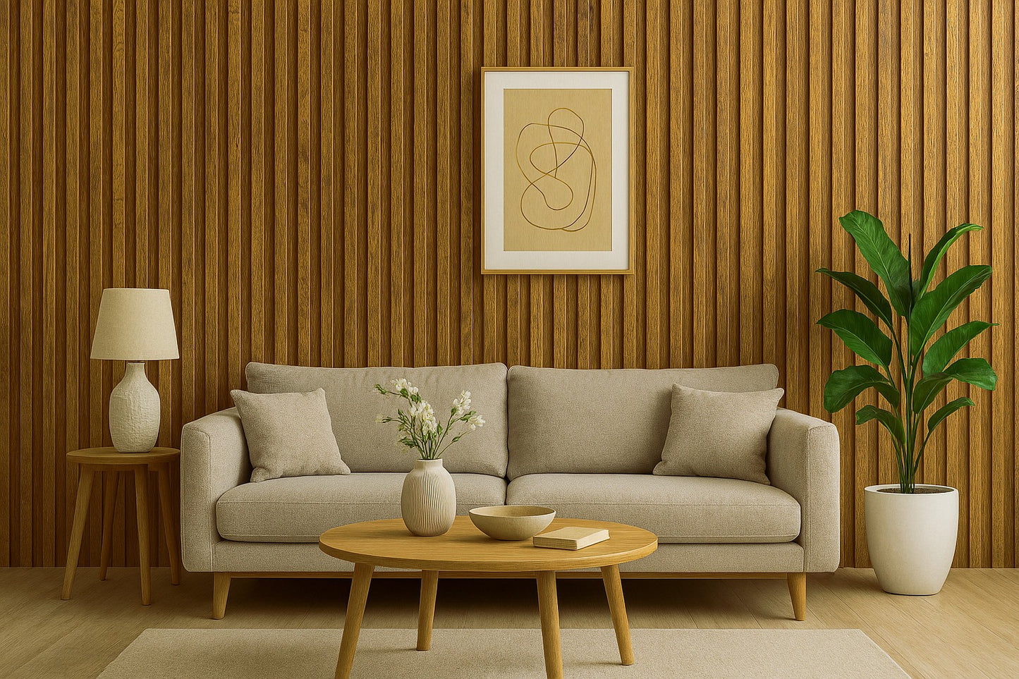 PS Style Toffee Slat Wall