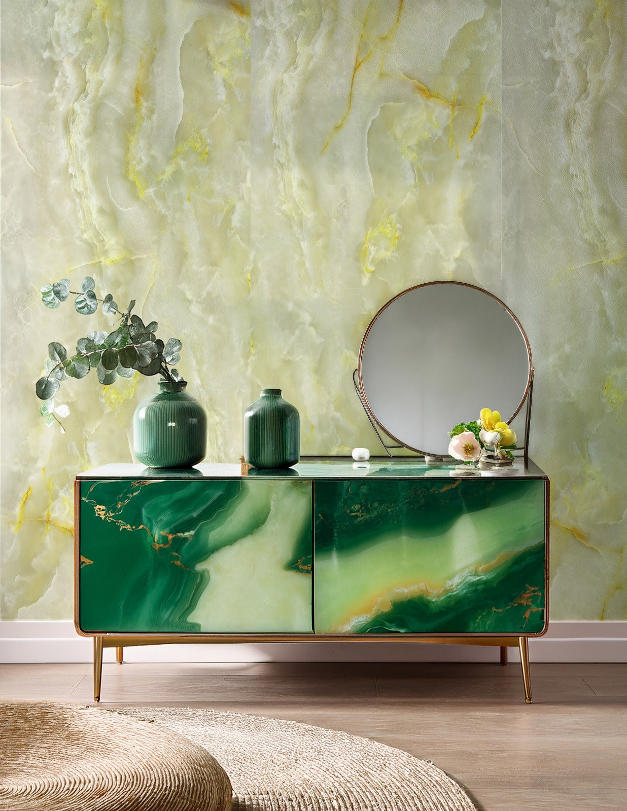 Jade Onyx Translucent Panel
