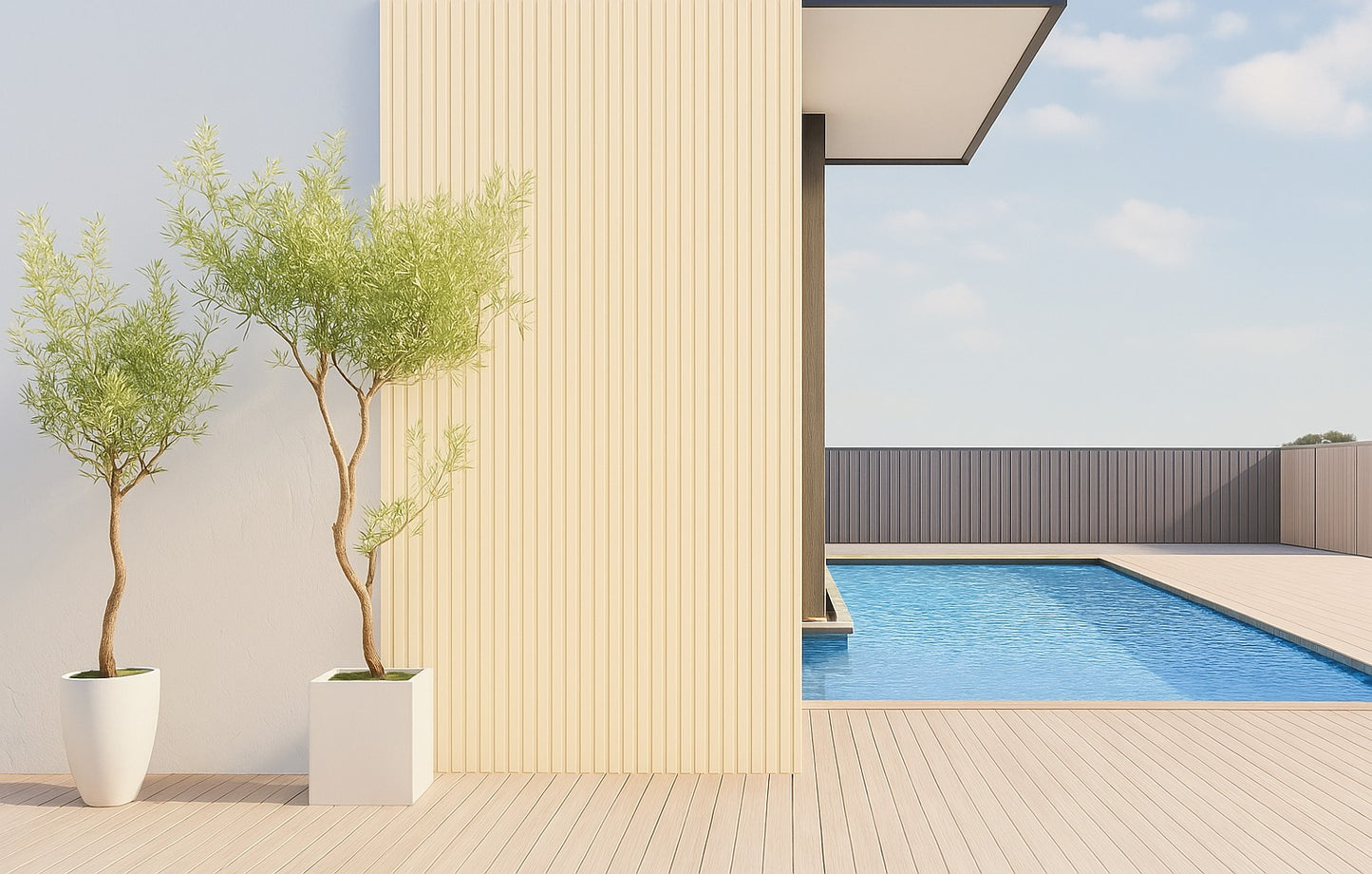 Exterior Sand Storm Slat Wall