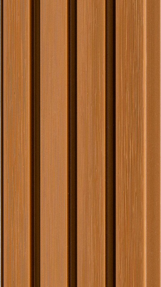 Exterior Caramel Slat Wall